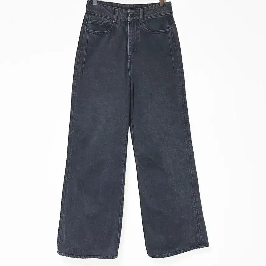[BUNJANG] Vintage Wide Leg Jeans Black Wash / 일본빈티지 와이드팬츠바지흑청 모리걸하구미룩갸루y2k