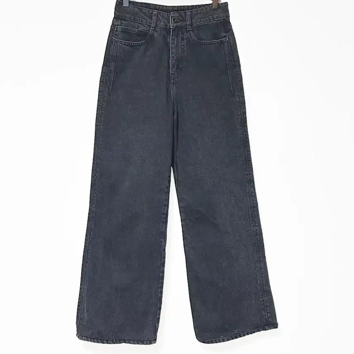 [BUNJANG] Vintage Wide Leg Jeans Black Wash / 일본빈티지 와이드팬츠바지흑청 모리걸하구미룩갸루y2k