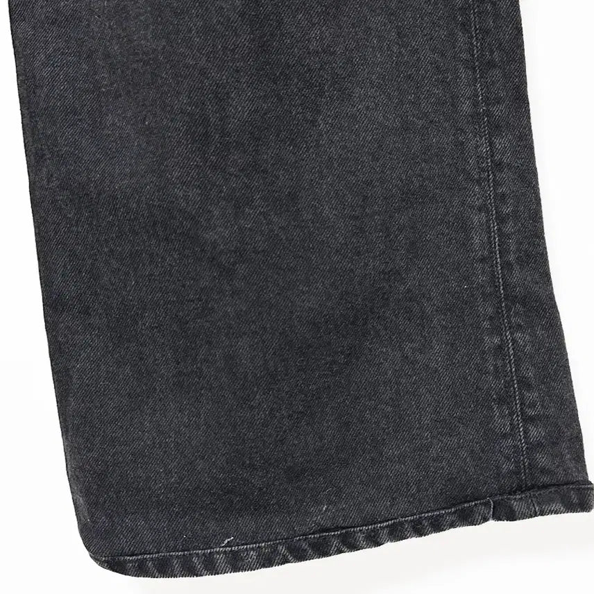 [BUNJANG] Vintage Wide Leg Jeans Black Wash / 일본빈티지 와이드팬츠바지흑청 모리걸하구미룩갸루y2k
