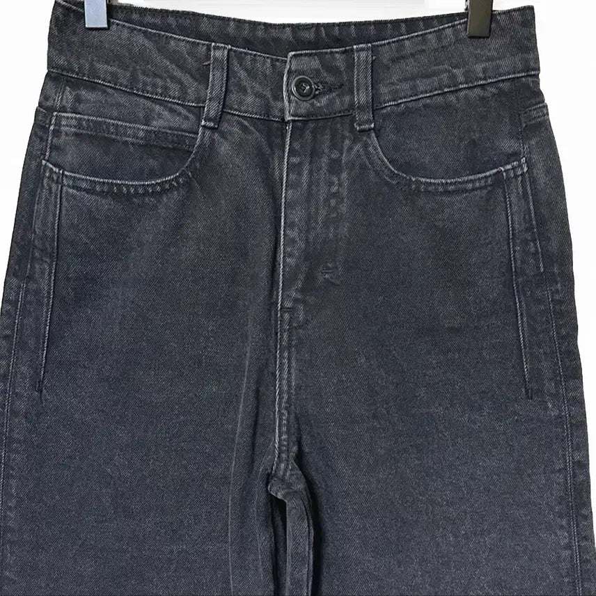 [BUNJANG] Vintage Wide Leg Jeans Black Wash / 일본빈티지 와이드팬츠바지흑청 모리걸하구미룩갸루y2k