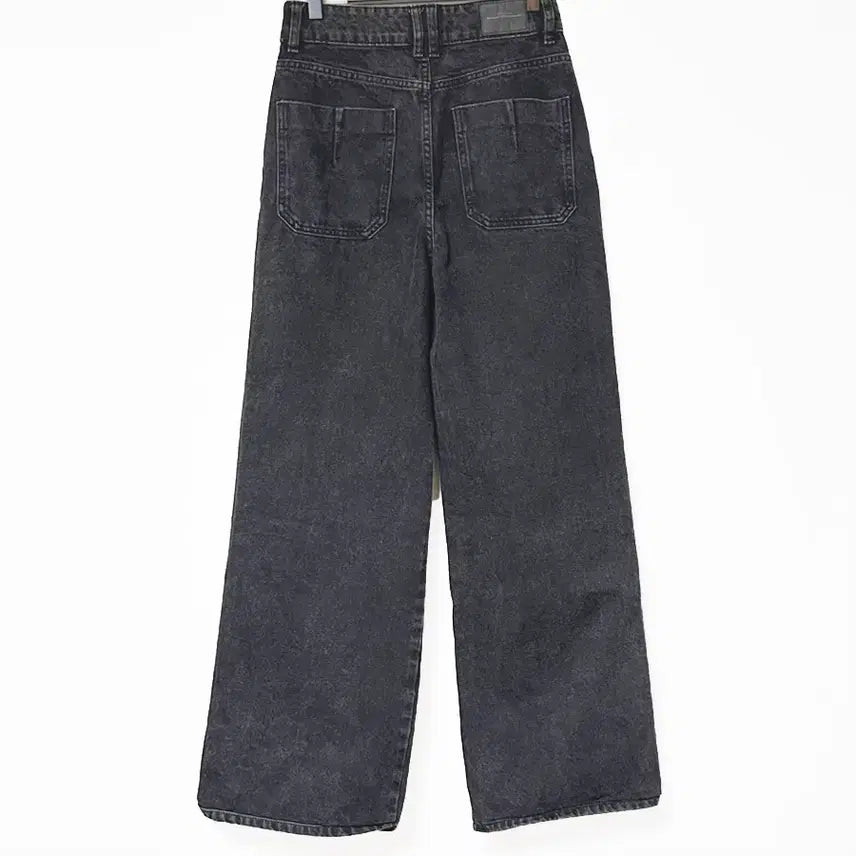 [BUNJANG] Vintage Wide Leg Jeans Black Wash / 일본빈티지 와이드팬츠바지흑청 모리걸하구미룩갸루y2k