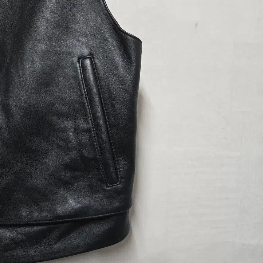 [BUNJANG] Kasibadi Lambskin Leather Vest / 카시바디 양가죽 조끼 55