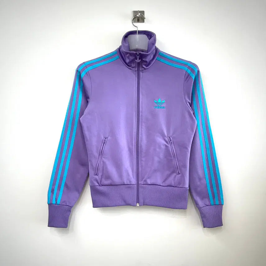 [BUNJANG] Adidas Firebird Track Top Jersey / 아디다스 딱붙핏 연보라 파이어버드 트랙탑 져지