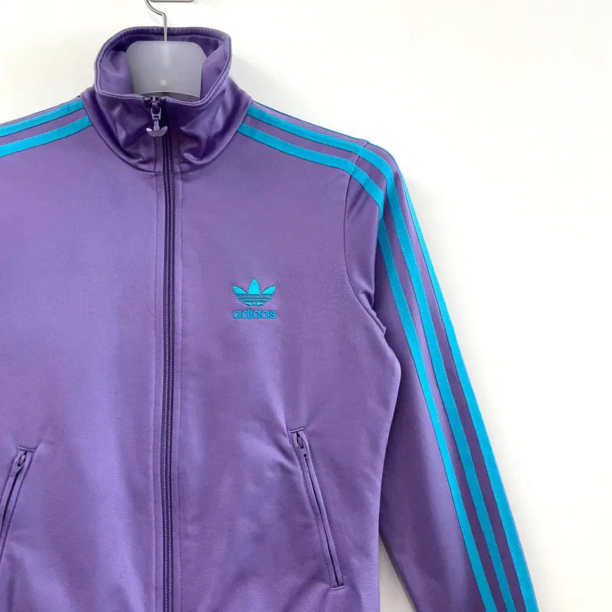 [BUNJANG] Adidas Firebird Track Top Jersey / 아디다스 딱붙핏 연보라 파이어버드 트랙탑 져지