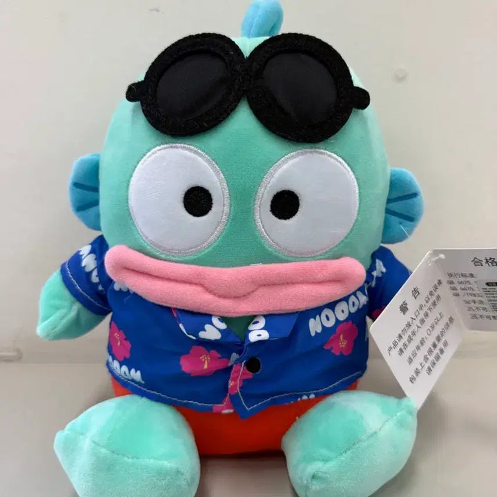 [BUNJANG] Hangyodong Hawaiian Shirt Doll / 한교동 하와이안 셔츠 선글라스 인형 24cm