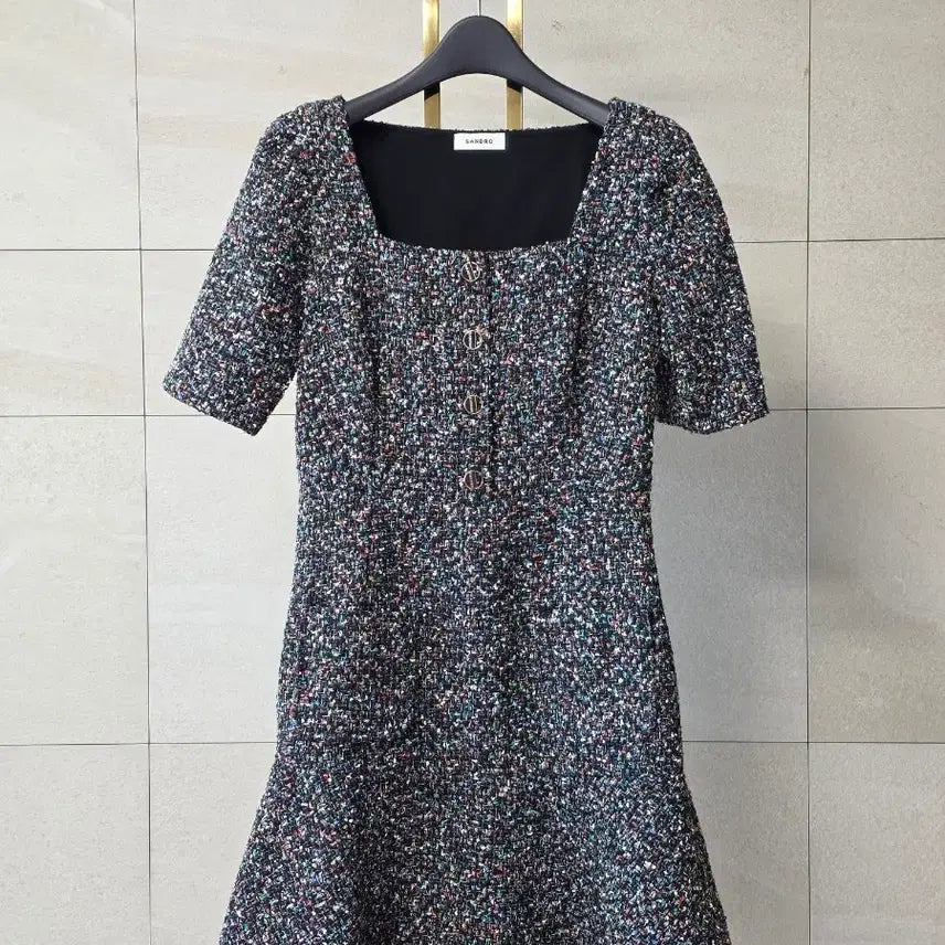 [BUNJANG] Sandro Square Neckline Dress / 새제품 산드로