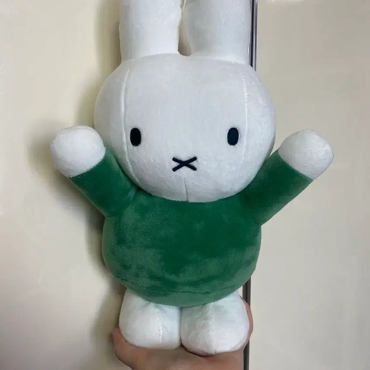 [BUNJANG] Miffy Standing Plush Doll Green 30cm / 미피 만세 스탠딩 봉제인형 그린 30cm