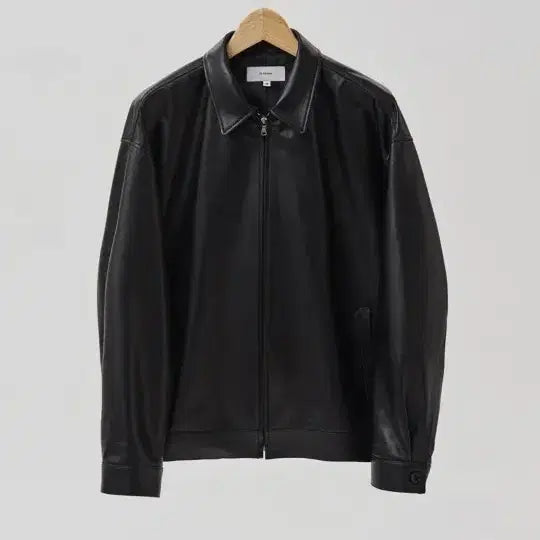 [BUNJANG] OX STUDIOS Oversized Lambskin Leather Jacket Size 44 / OX STUDIOS  오버핏 램스킨 레더자켓 44Size