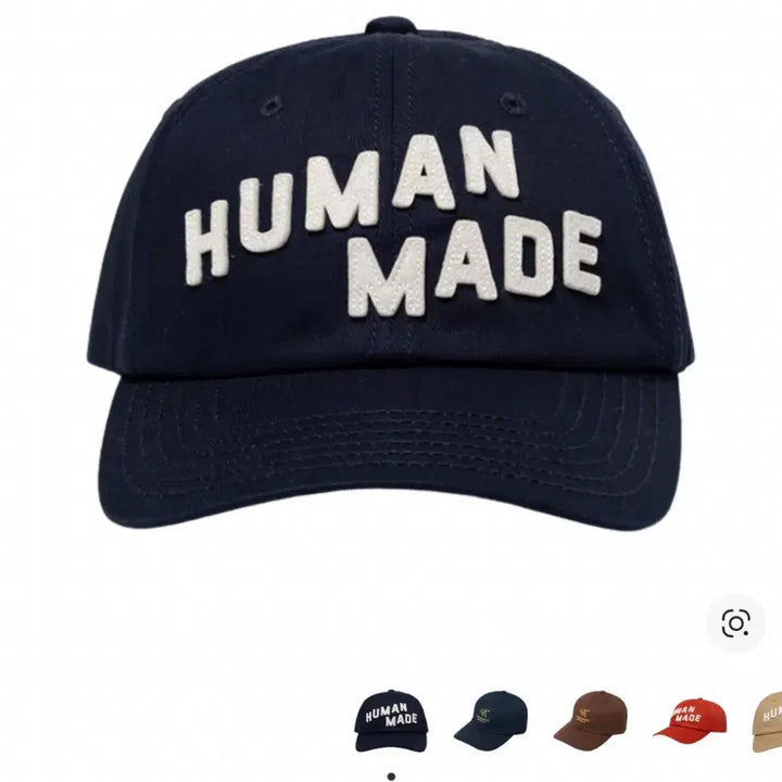 [BUNJANG] Human Made Twill Ball Cap (Navy) / 휴먼메이드 6패널 트윌 볼캡 네이비