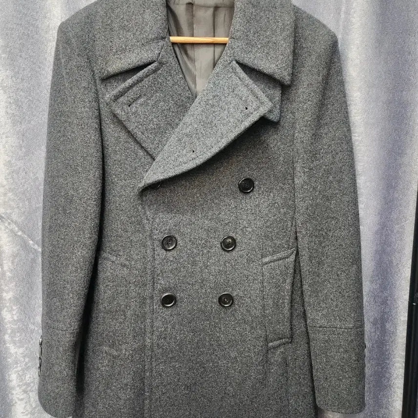 [BUNJANG] T.I For Men Double Pea Coat / 티아이포맨 남성 더블 피코트 M(95)