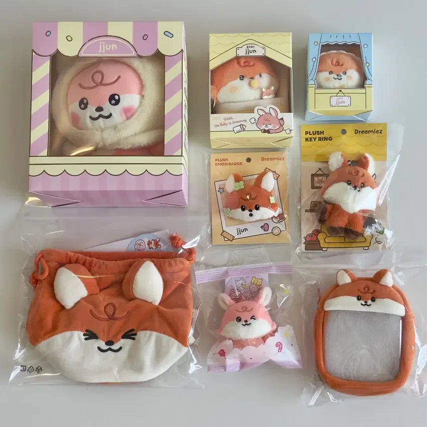[BUNJANG] NCT Dream Renjun jjun Doll Keyring Bundle Set / 미개봉,일괄)엔시티드림 베이비 스윗 드리미즈 런쥔 쭌 인형 키링