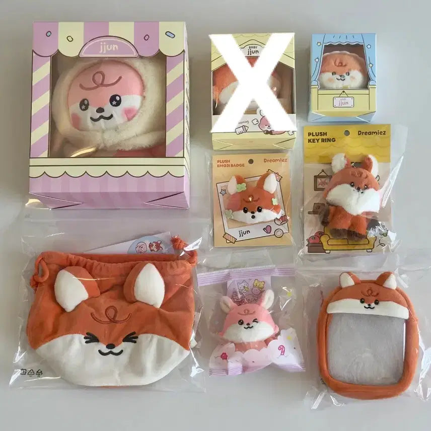 [BUNJANG] NCT Dream Renjun jjun Doll Keyring Bundle Set / 미개봉,일괄)엔시티드림 베이비 스윗 드리미즈 런쥔 쭌 인형 키링