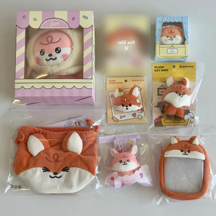 [BUNJANG] NCT Dream Renjun jjun Doll Keyring Bundle Set / 미개봉,일괄)엔시티드림 베이비 스윗 드리미즈 런쥔 쭌 인형 키링