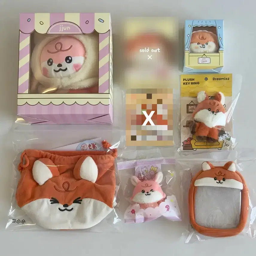 [BUNJANG] NCT Dream Renjun jjun Doll Keyring Bundle Set / 미개봉,일괄)엔시티드림 베이비 스윗 드리미즈 런쥔 쭌 인형 키링