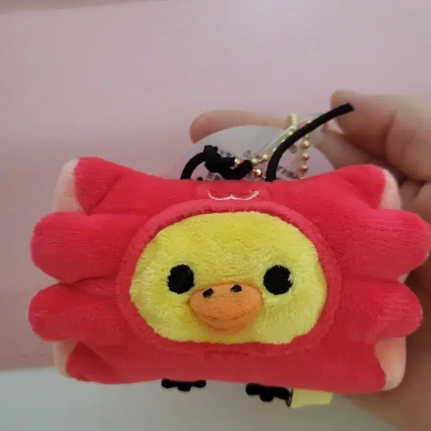 [BUNJANG] Kiiroitori Sausage Plush Keychain / 소시지 키이로이토리