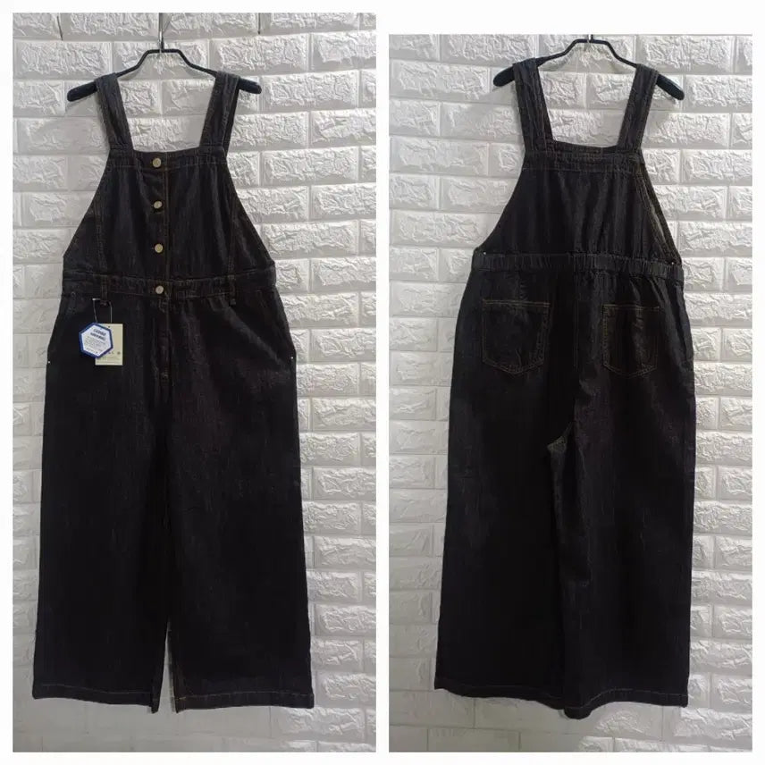 [BUNJANG] Briel Black Denim Jumpsuit / 77.브리엘 블랙데님 점프수트 새옷