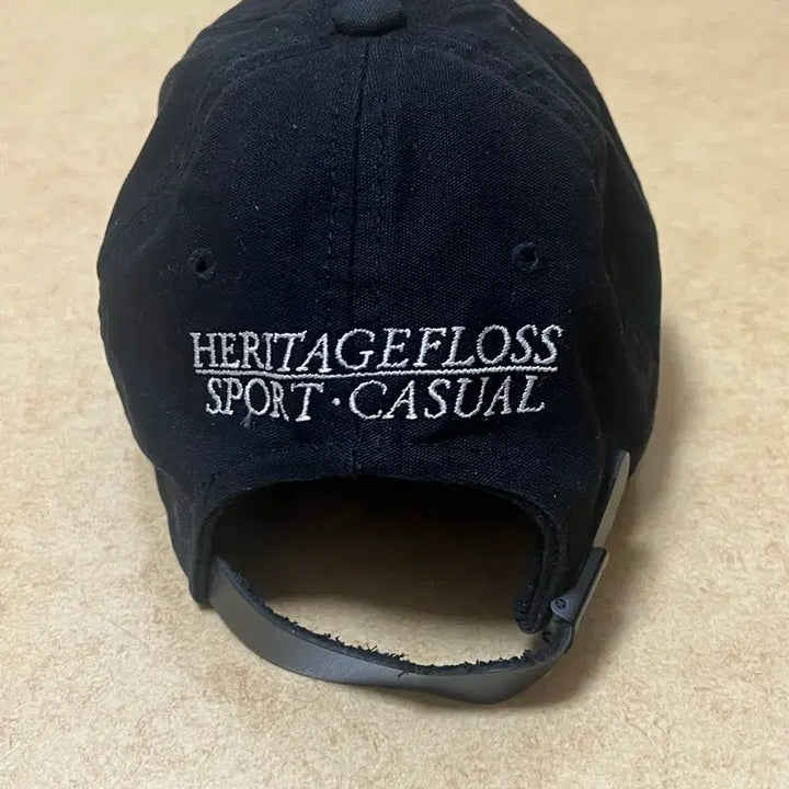 [BUNJANG] Heritagefloss HFC Black Ball Cap 24ss / 헤리티지플로스 HFC 블랙 볼캡 24ss