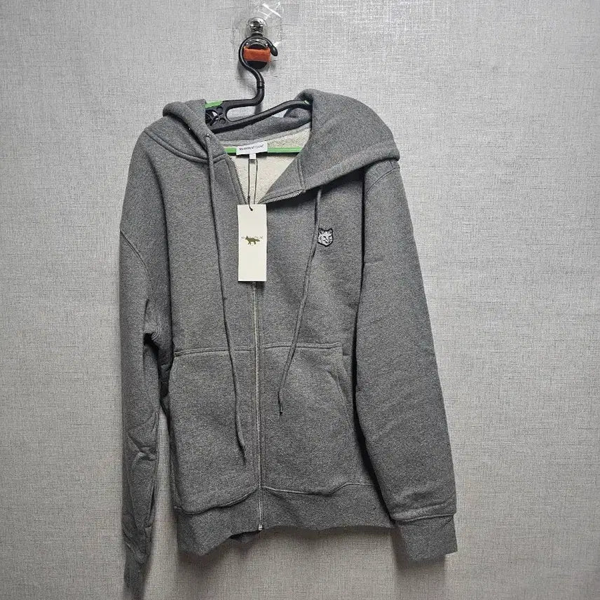 [SOLD OUT] 메종키츠네 폭스 헤드 후드집업 그레이m