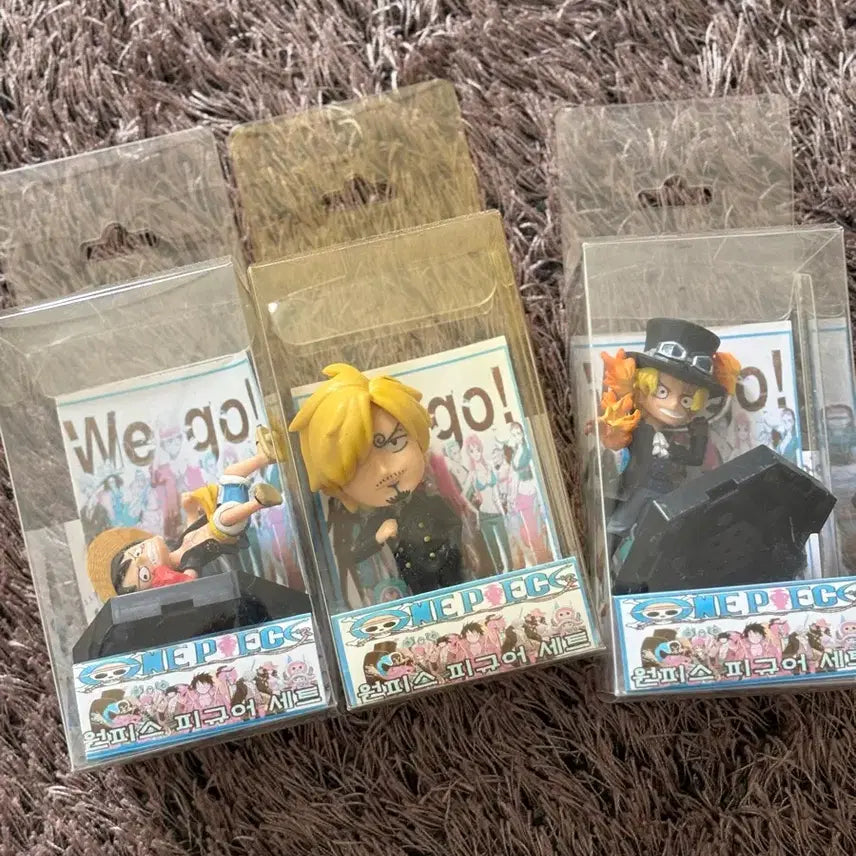 [BUNJANG] One Piece Luffy Sabo Sanji Figure Bundle Set / 원피스 피규어 일괄 판매 (루피, 사보, 상디)