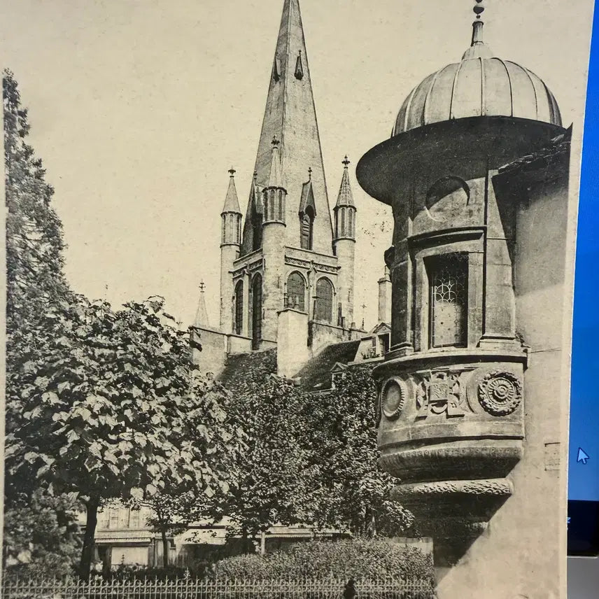 [BUNJANG] 1905 French Dijon Burgundy Square Vintage Postcard / 1905년 - 프랑스 부르고뉴 - 디종 공작 광장 - 와인 생산 지역