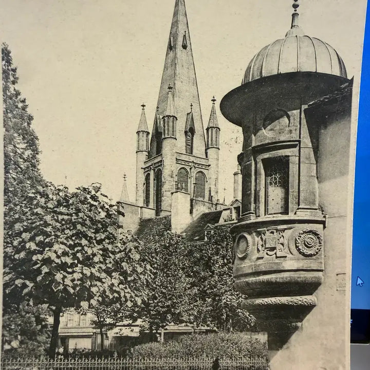 [BUNJANG] 1905 French Dijon Burgundy Square Vintage Postcard / 1905년 - 프랑스 부르고뉴 - 디종 공작 광장 - 와인 생산 지역
