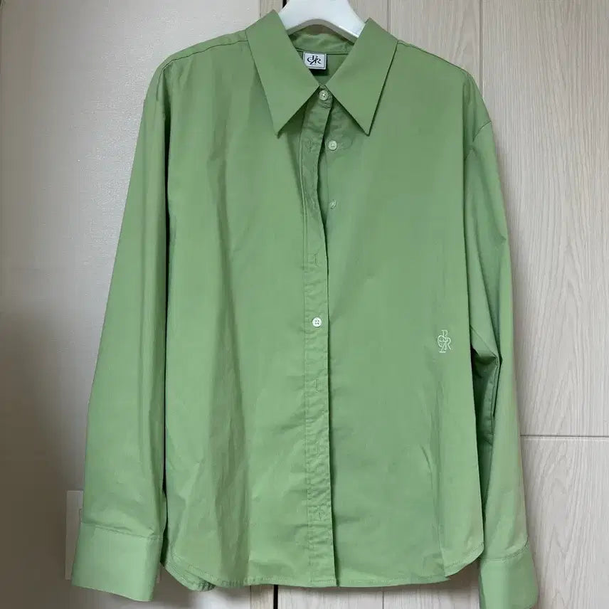 [BUNJANG] Citybreeze Wrinkle Basic Shirt Green / 시티브리즈 링클 베이직 셔츠 그린