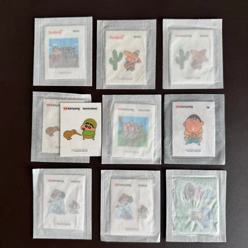 [BUNJANG] Samyang Jjangu Sticker Set / 짱구 삼양 스티커