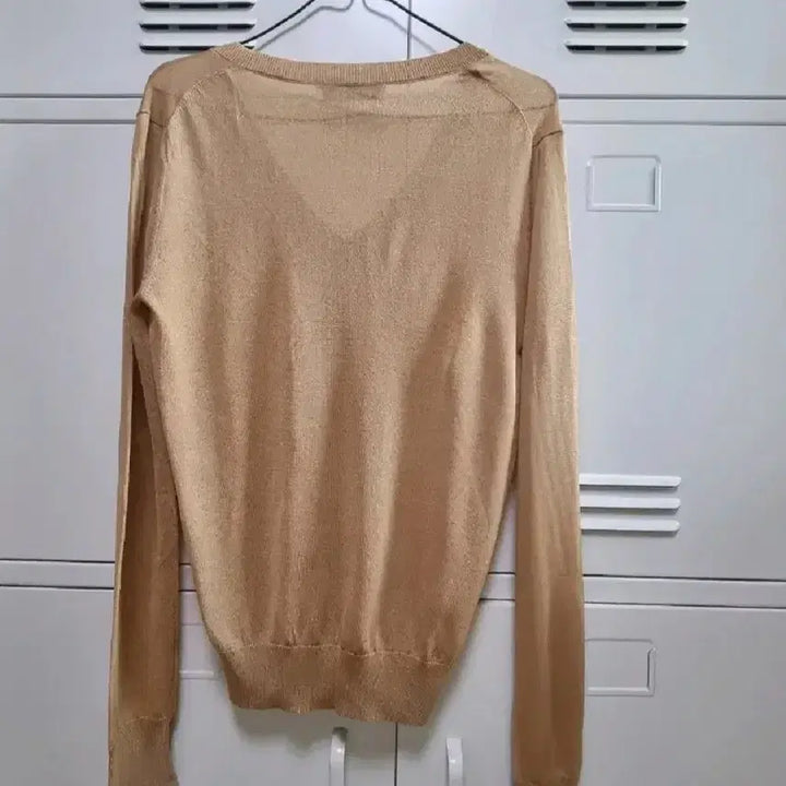 [BUNJANG] ZARA V-Neck Knit Sweater - Gold, M / zara 자라 브이넥 니트 - 골드, M(66)