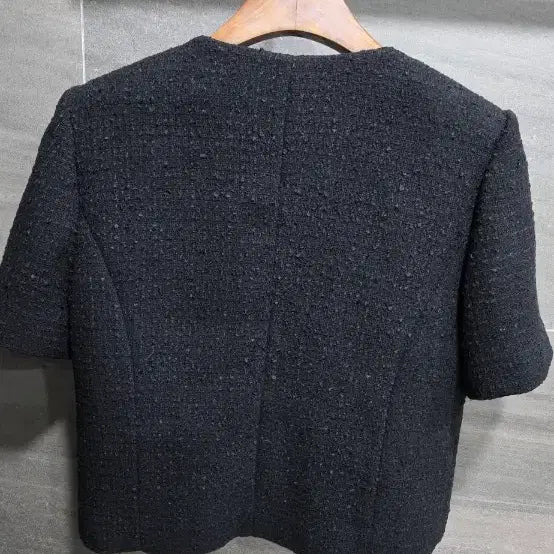 [BUNJANG] RAON Tweed Short Sleeve Jacket / RAON라온컴퍼니, 트위드 반팔자켓, 거의 새상품