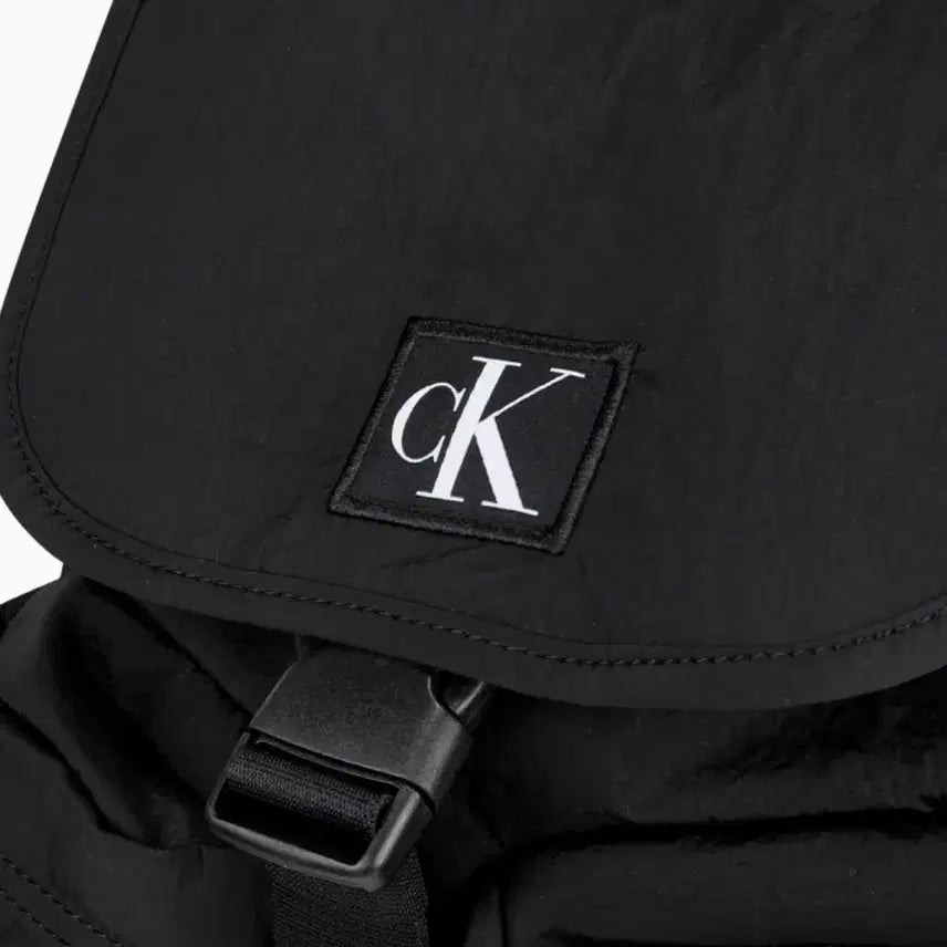 [BUNJANG] Calvin Klein Black Backpack / CK 캘빈클라인 진 블랙 백팩