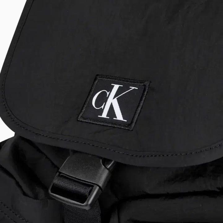 [BUNJANG] Calvin Klein Black Backpack / CK 캘빈클라인 진 블랙 백팩