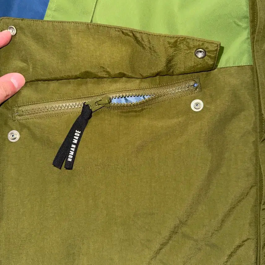 [BUNJANG] Human Made 3-Layer Shell Jacket Olive Drab / 휴먼메이드 3-레이어 쉘 자켓 올리브 드랩