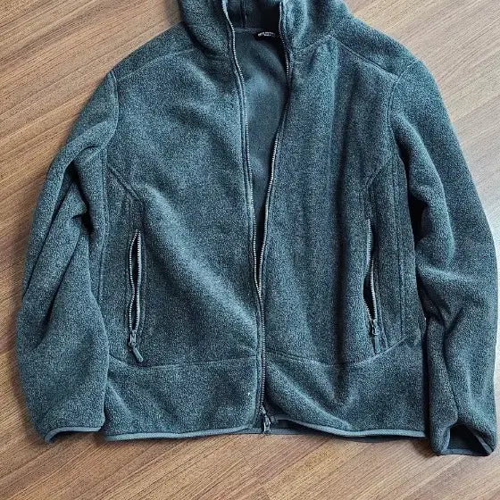 [BUNJANG] Nordic Style Charcoal Hoodie Zip-up / 북유럽 스타일 후드 집업 새제품 판매