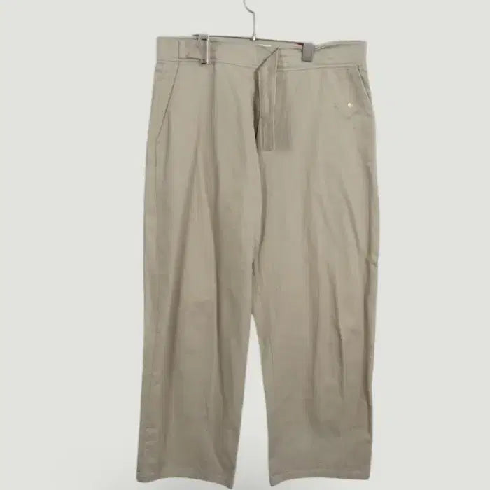 [BUNJANG] Remain Belted Simple Chino Pants (Men&
