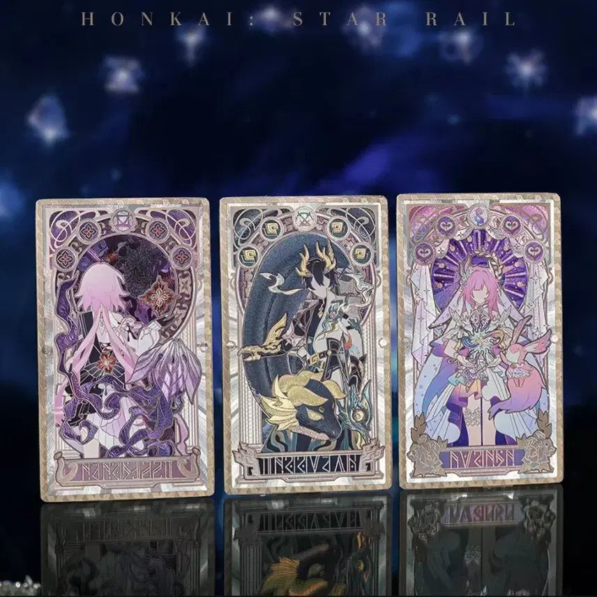 [BUNJANG] Honkai: Star Rail The Golden Descendants Refraction Tarot Card Set / 붕괴 스타레일 붕스 내쓰대 황금의 후예 굴절 타로카드 에버나이트, 키레네