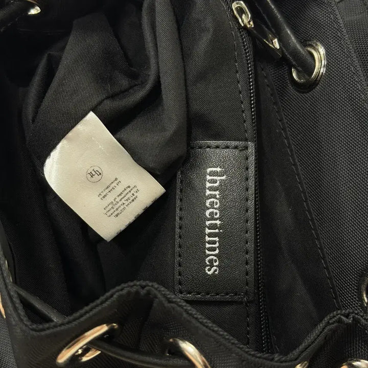 [BUNJANG] 3 Times Arcon Mini Backpack Bag Black / 쓰리타임즈 아콘 미니백팩 가방 블랙