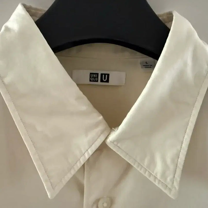 [BUNJANG] Uniqlo U Cotton Shirt - Lemon, Large / 유니클로U 면셔츠 라지사이즈 연한 레몬색 100
