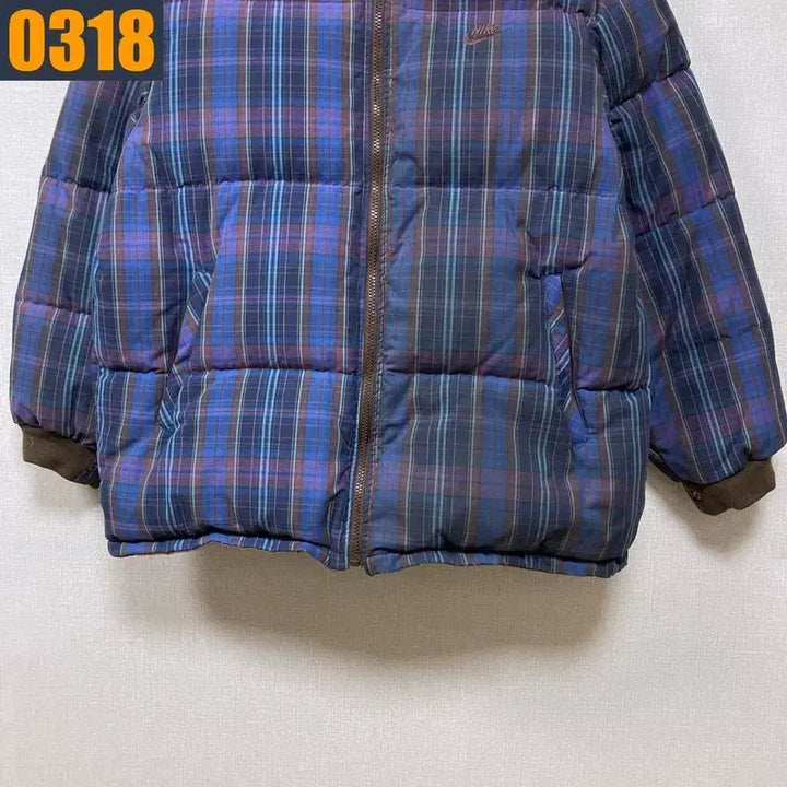 [BUNJANG] Nike Vintage Check Padded Jacket - Men&