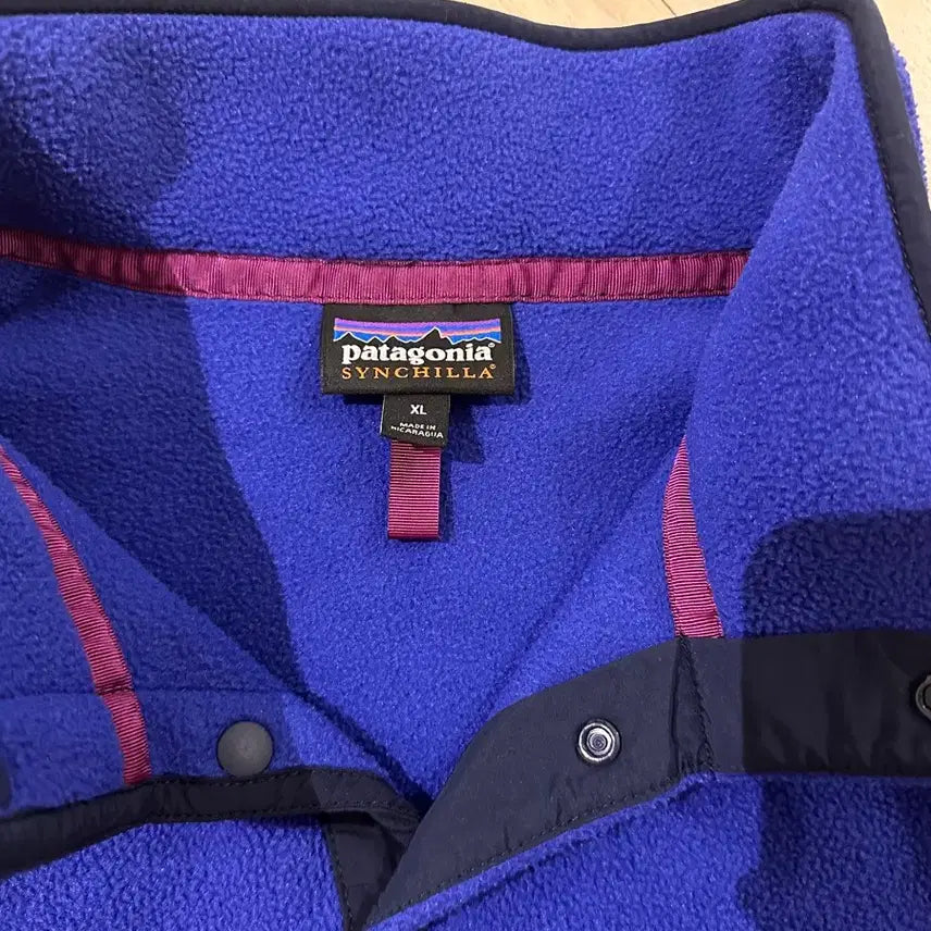 [BUNJANG] Patagonia Synchilla Blue Yellow Fleece Jacket / 파타고니아 신칠라 블루 옐로우 xl