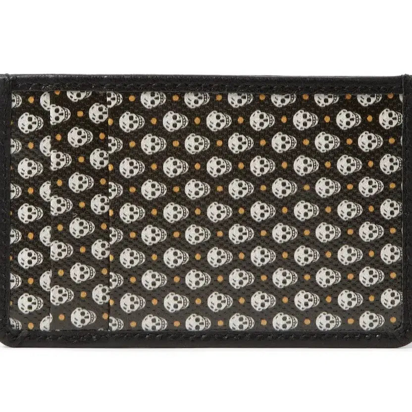 [BUNJANG] Alexander McQueen Signature Skull Leather Card Holder / 알렉산더맥퀸 신상 맥퀸 시그니처 스컬 가죽 레더 카드 홀더 카드 지갑