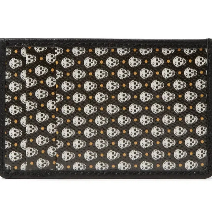 [BUNJANG] Alexander McQueen Signature Skull Leather Card Holder / 알렉산더맥퀸 신상 맥퀸 시그니처 스컬 가죽 레더 카드 홀더 카드 지갑
