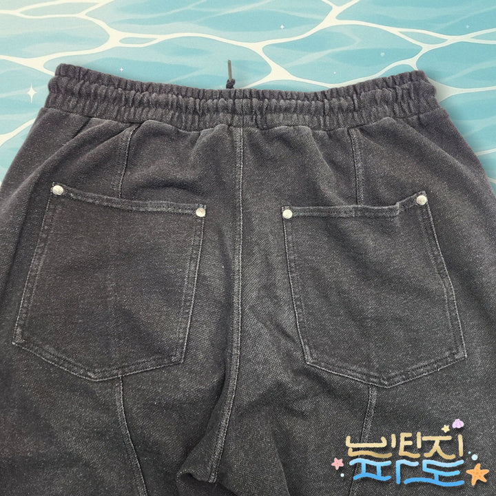[BUNJANG] L Travel Slit Bending Denim Pants / L 트래블 절개 밴딩 데님팬츠