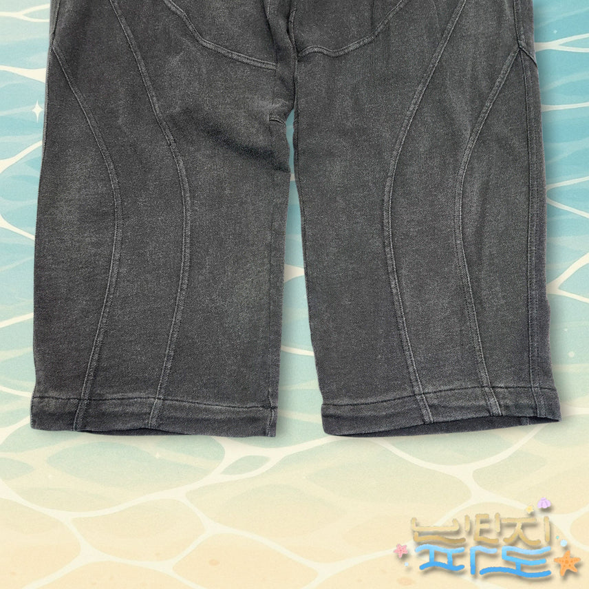 [BUNJANG] L Travel Slit Bending Denim Pants / L 트래블 절개 밴딩 데님팬츠