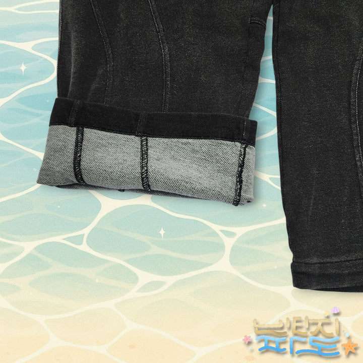 [BUNJANG] L Travel Slit Bending Denim Pants / L 트래블 절개 밴딩 데님팬츠