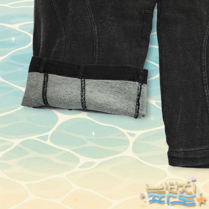 [BUNJANG] L Travel Slit Bending Denim Pants / L 트래블 절개 밴딩 데님팬츠