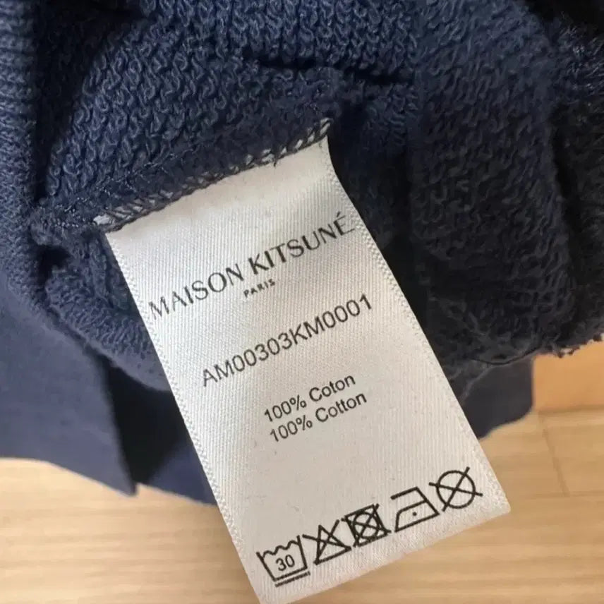 [BUNJANG] Maison Kitsune Unisex Navy Crewneck Sweatshirt / 메종키츠네 남녀공용 맨투맨 네이비 M