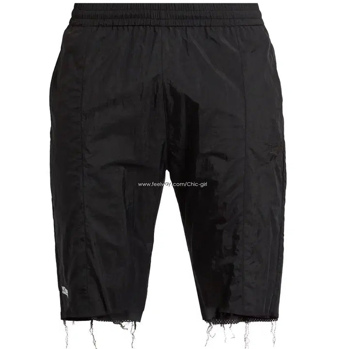 [BUNJANG] VETEMENTS Reebok Black Vintage Track Shorts / VETEMENTS 베트멍 리복 블랙 빈티지 추리닝 반바지
