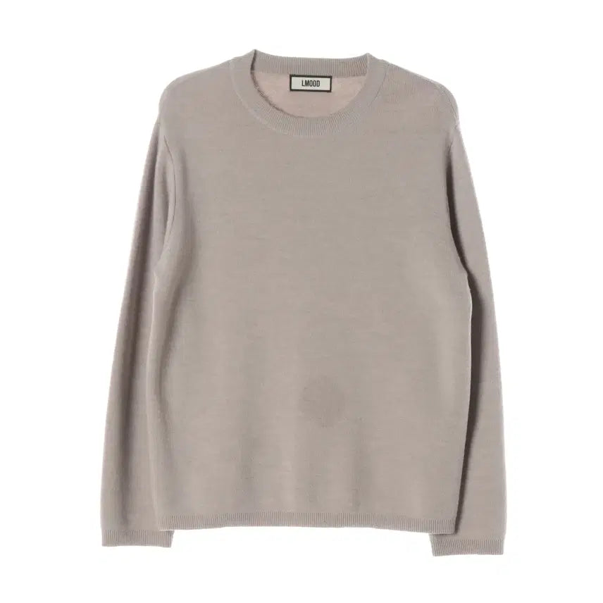 [BUNJANG] Elmood Wool Cashmere Round Neck Knit Sweater / 엘무드 울 캐시 라운드넥 니트 스웨터