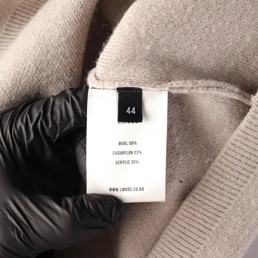 [BUNJANG] Elmood Wool Cashmere Round Neck Knit Sweater / 엘무드 울 캐시 라운드넥 니트 스웨터