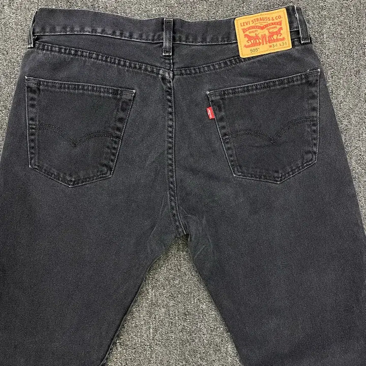 [SOLD OUT] Levis 리바이스 505 흑청 데님팬츠